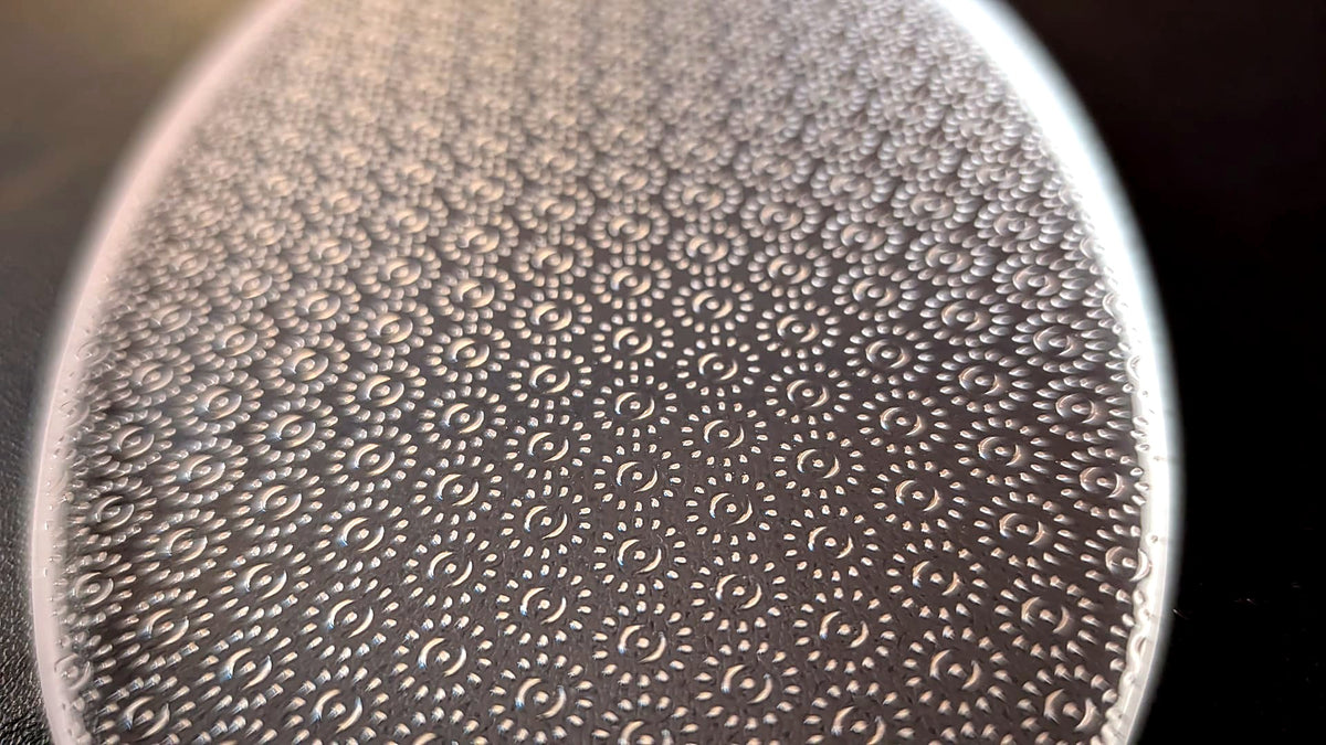 Detalle de la zona gruesa de la lima de nanocristal