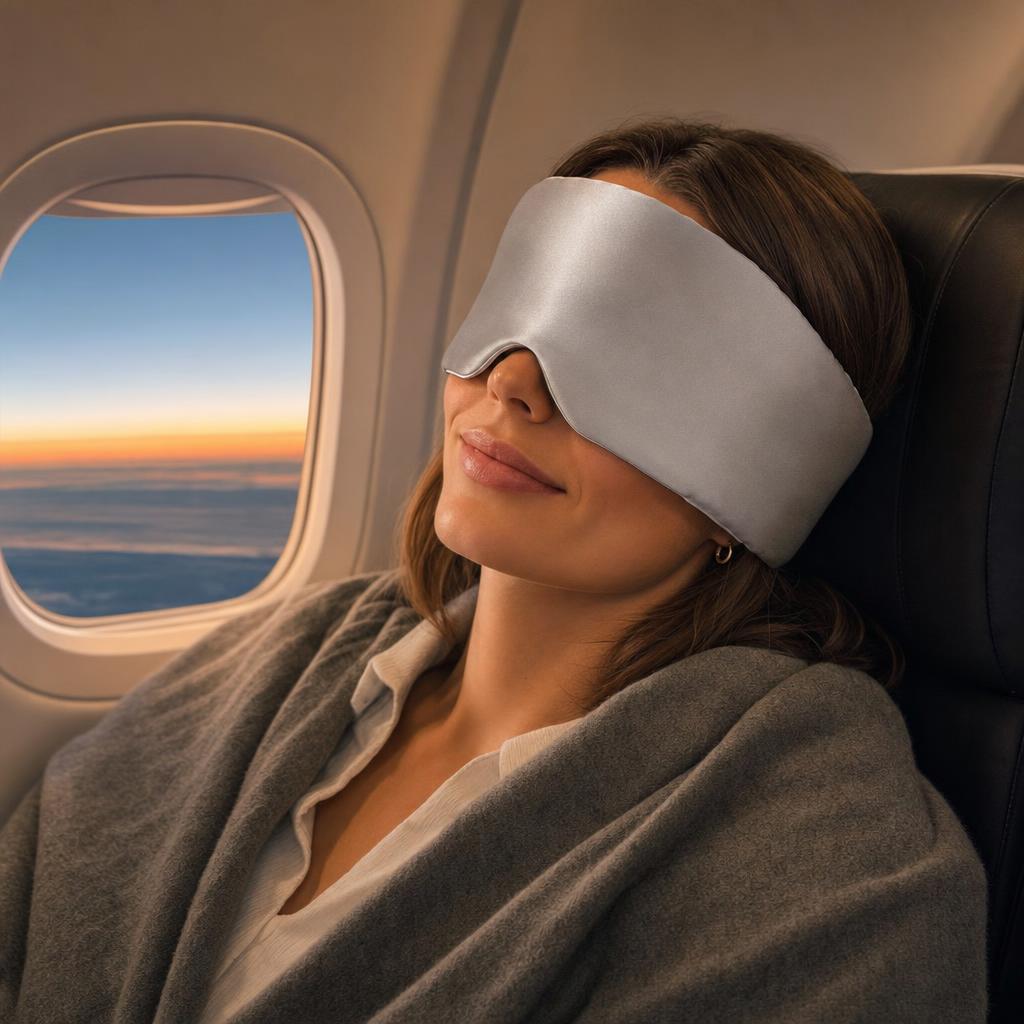 En avión